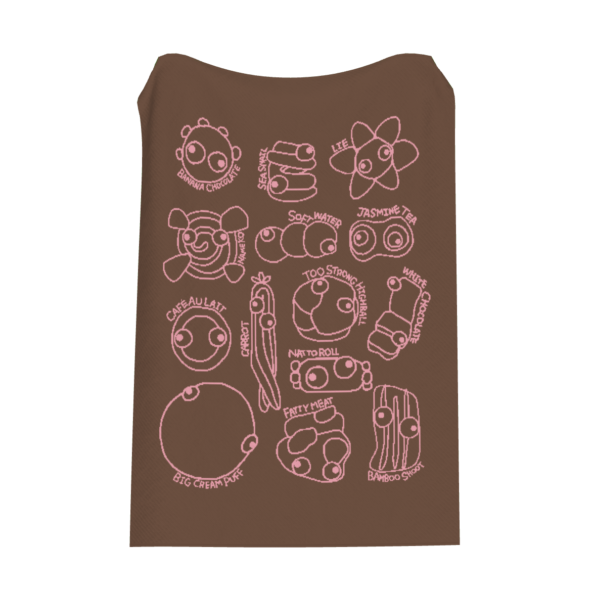【樺澤まどか】オリジナルキャラクターのニットブランケット