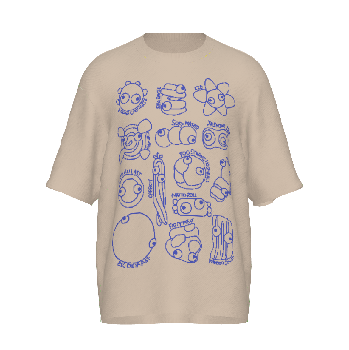 【樺澤まどか】オリジナルキャラクターの半袖ニットシャツ