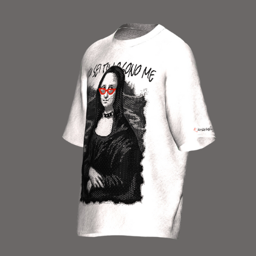 rock Mona Lisa / ニットシャツ