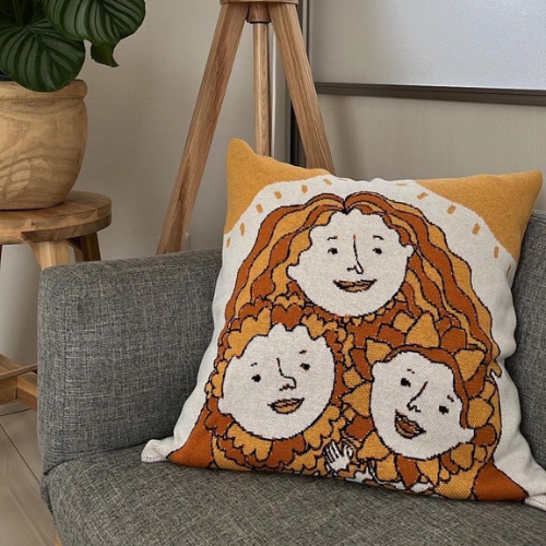 sunflower cushion cover