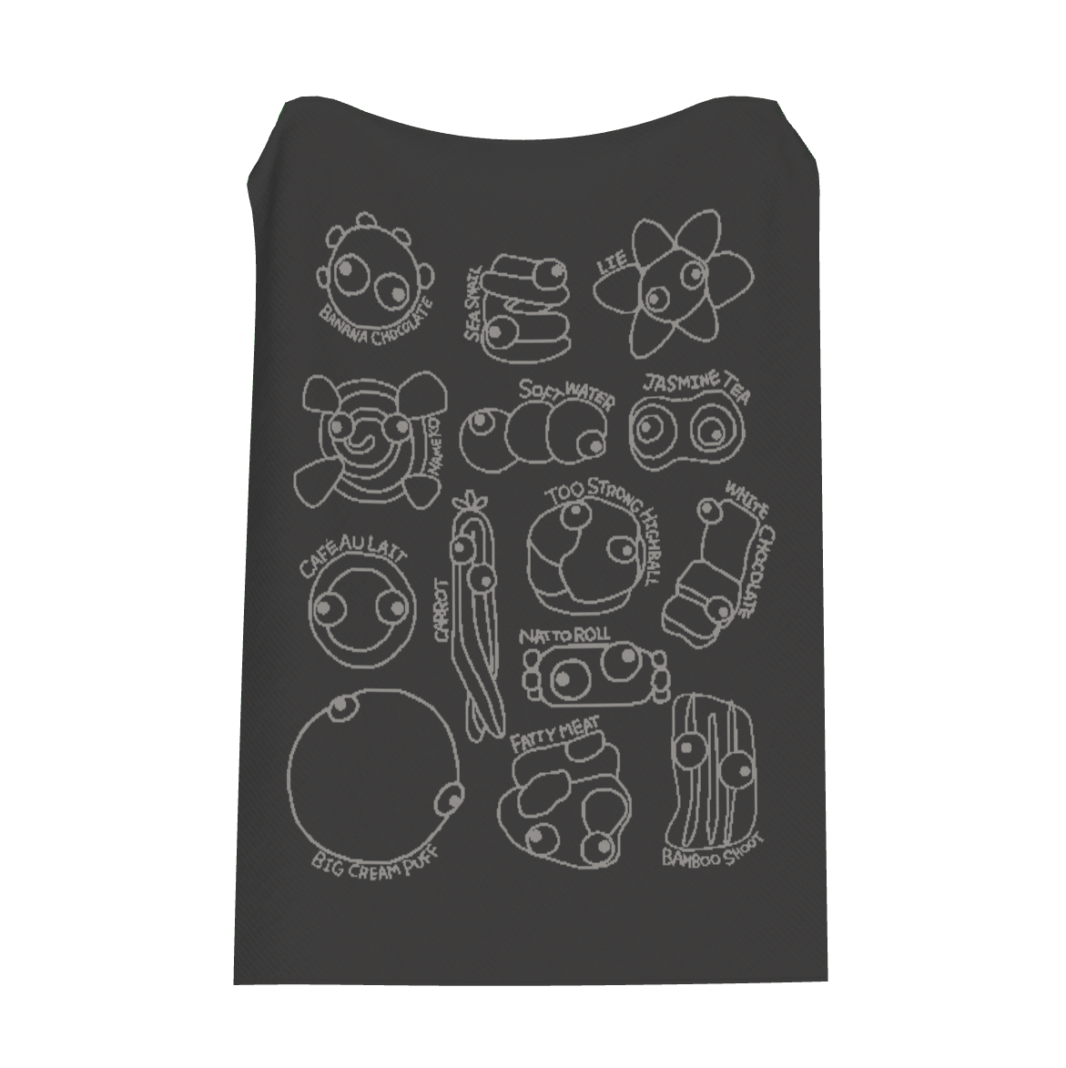 【樺澤まどか】オリジナルキャラクターのニットブランケット