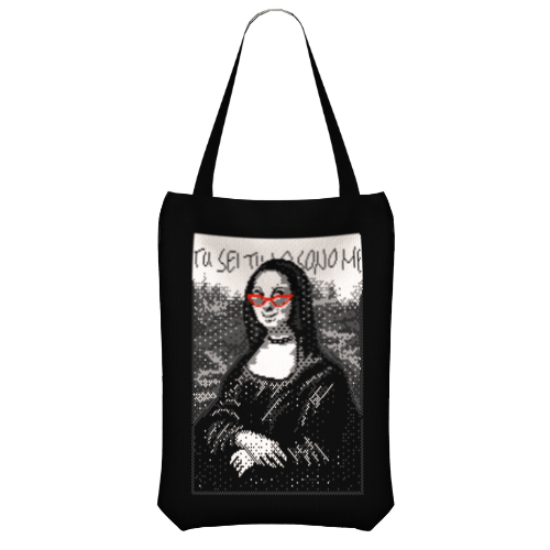 rock Mona Lisa / ニットバッグ
