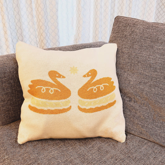 Swan shoe/cushion cover
