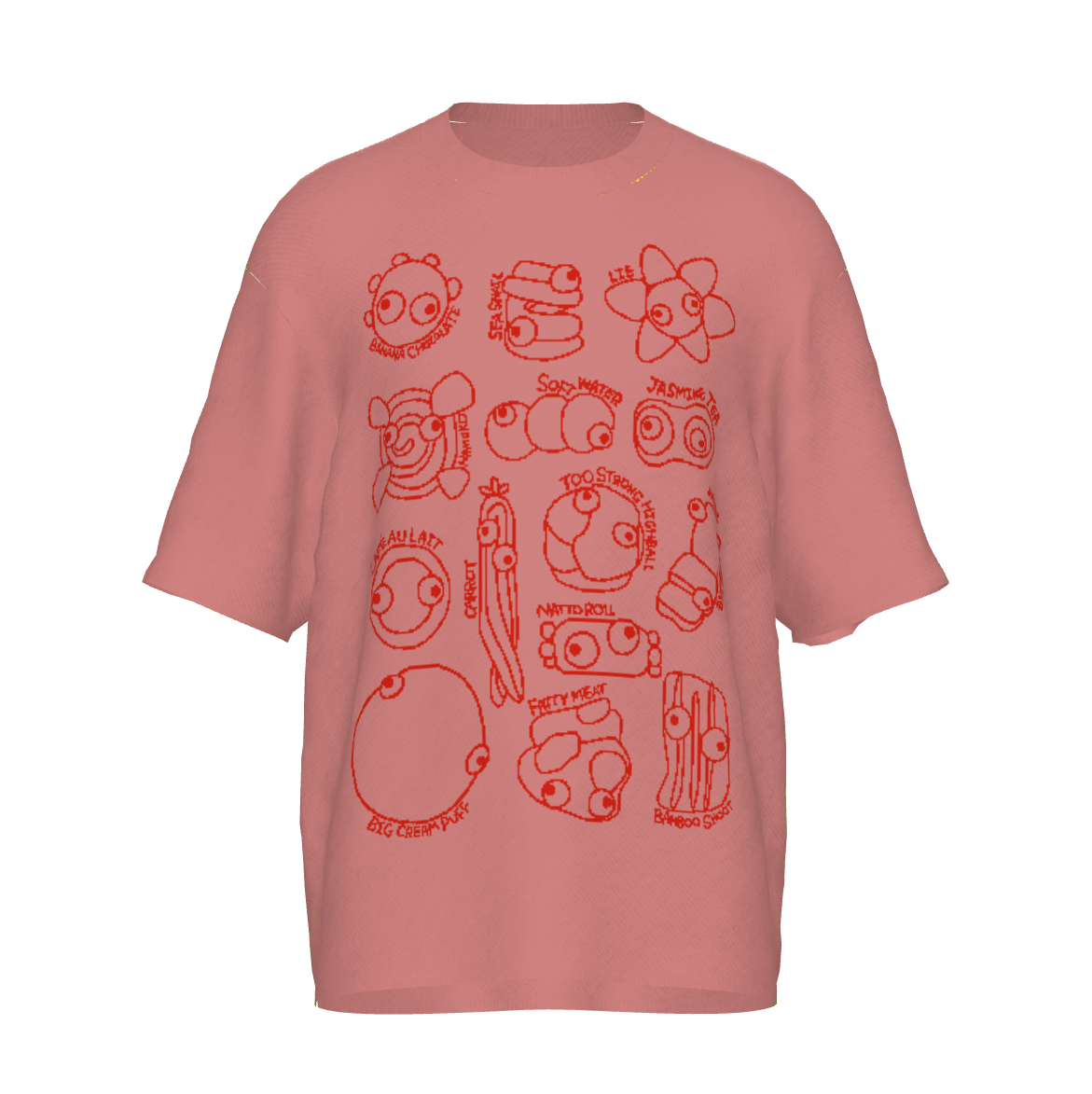 【樺澤まどか】オリジナルキャラクターの半袖ニットシャツ