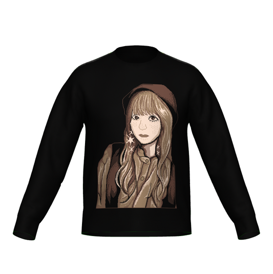 Night sky girl / knit sweater