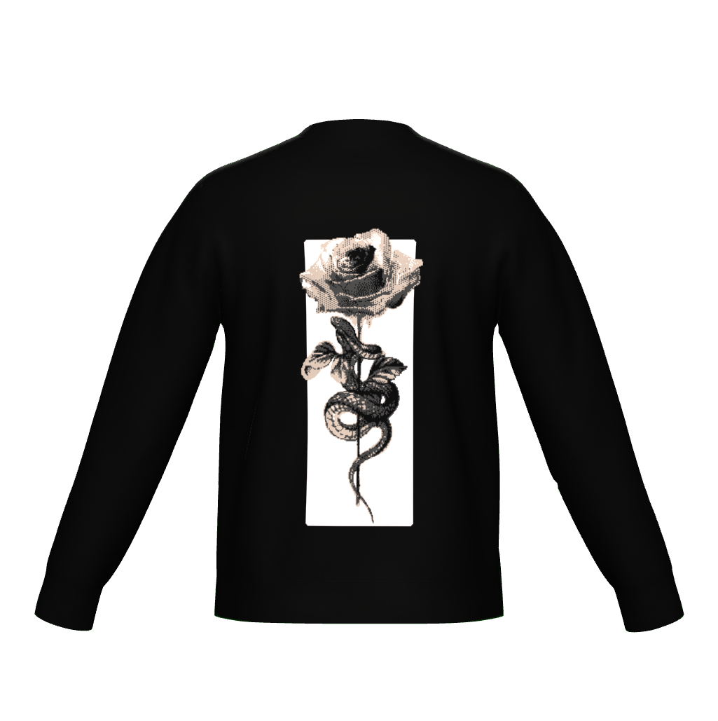 snake roze knit