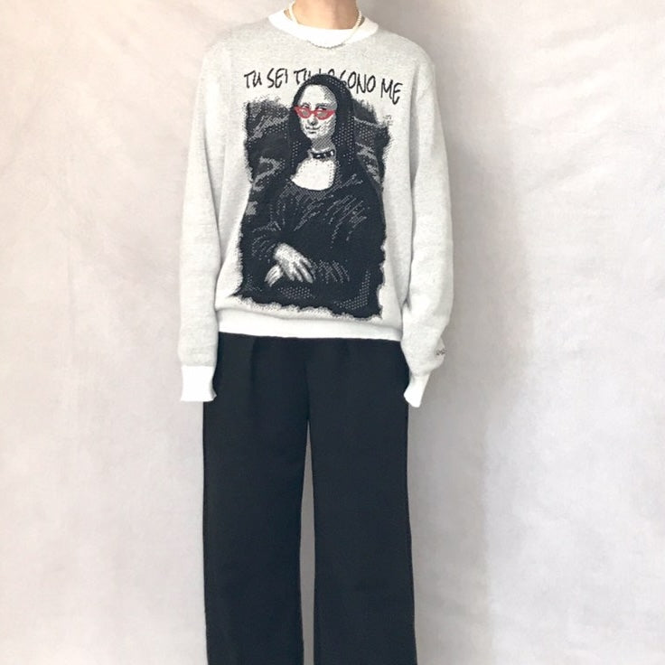 rock Mona Lisa / ニットセーター