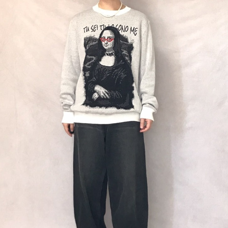 rock Mona Lisa / ニットセーター