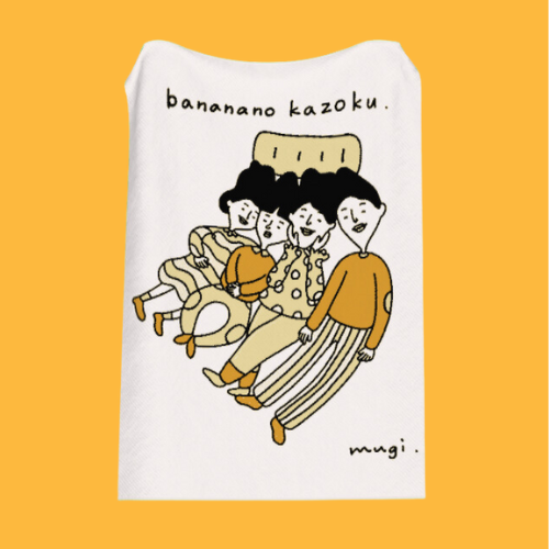 banana no kazoku / knit blanket