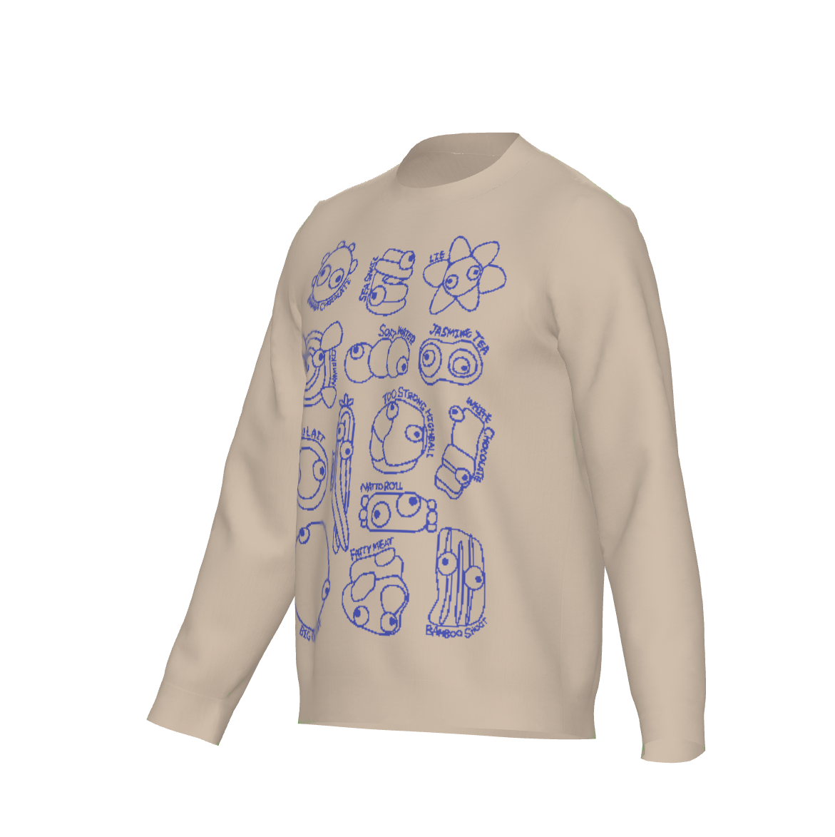 【樺澤まどか】オリジナルキャラクターの長袖ニットセーター