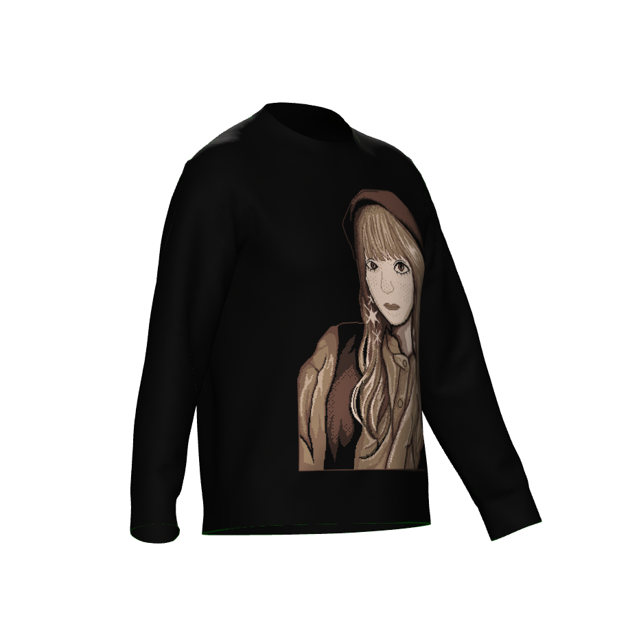 Night sky girl / knit sweater