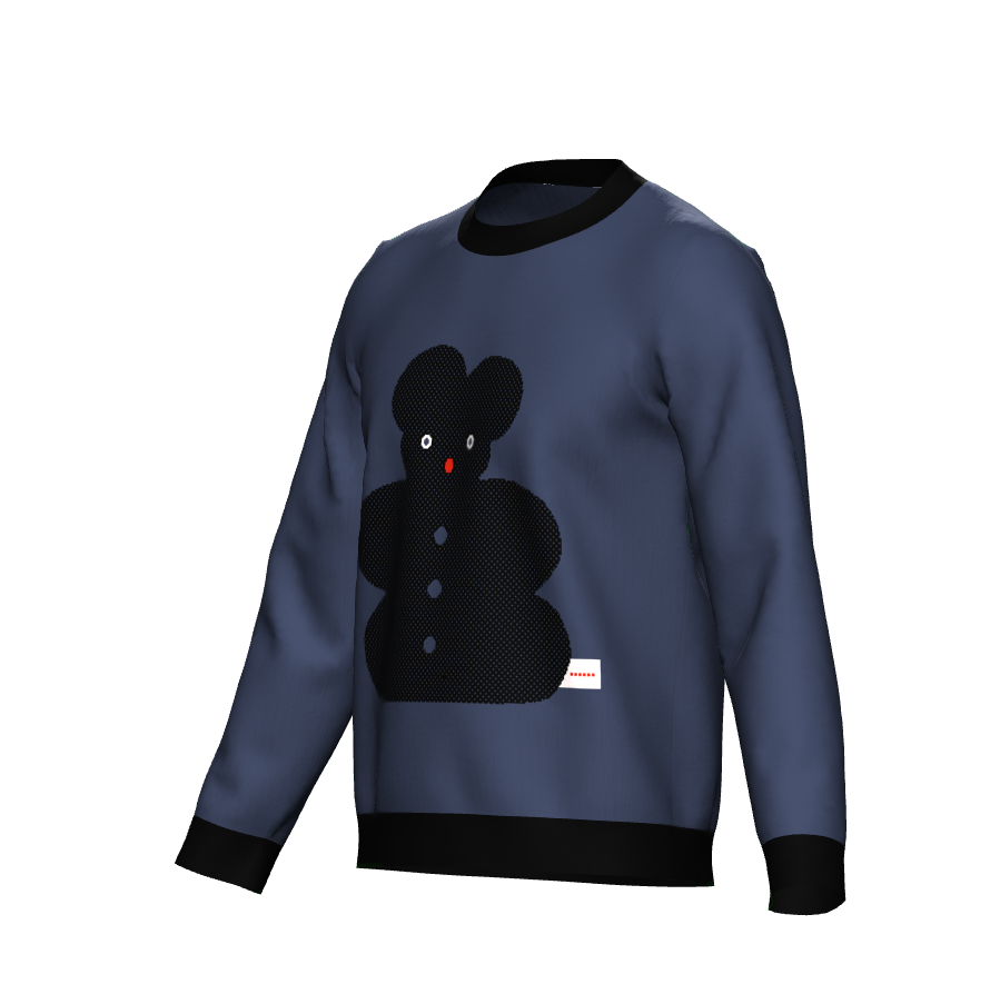 くまのぬいぐるみ / ニットセーター