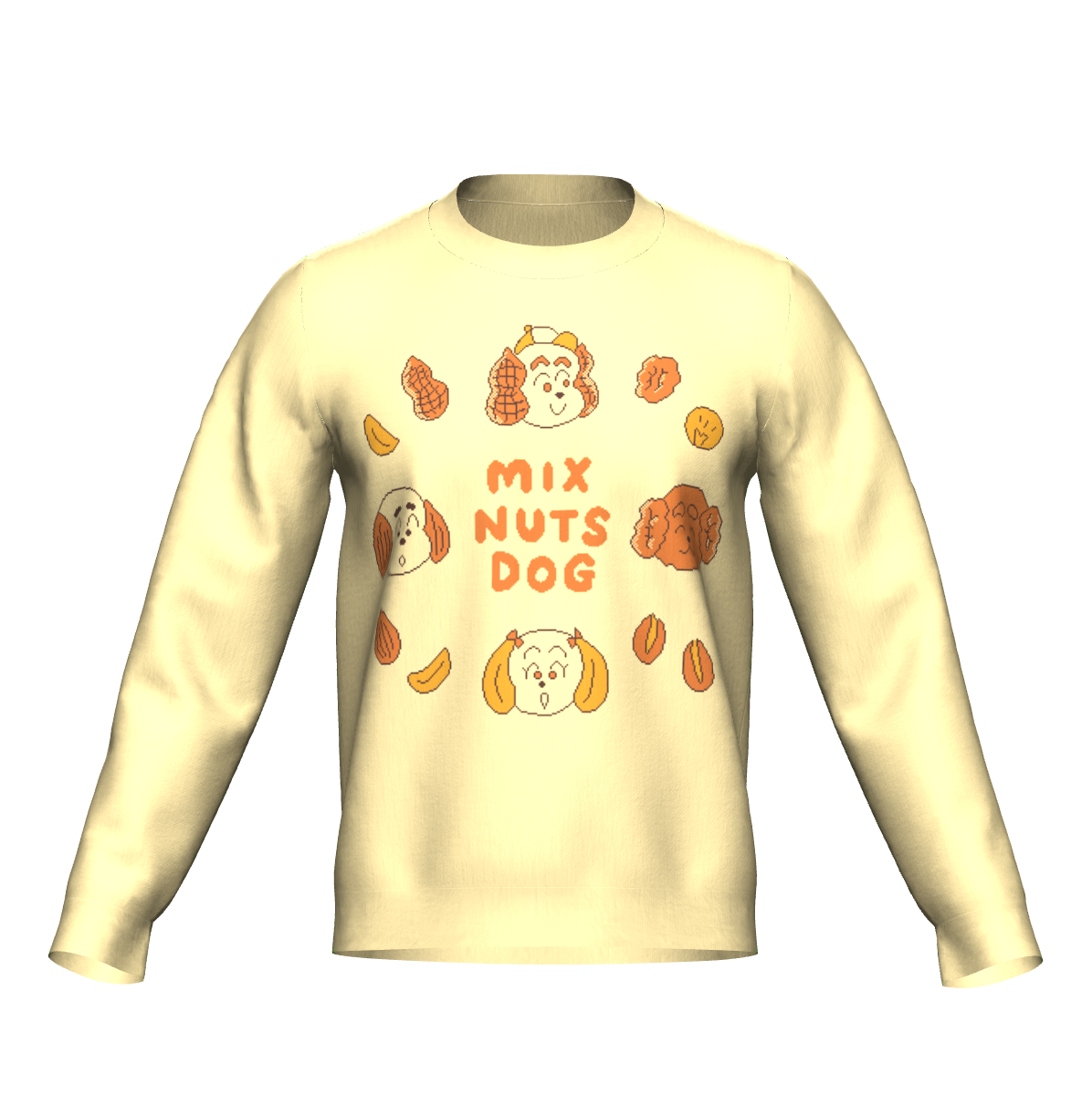 MIX NUTS DOG / ニットセーター